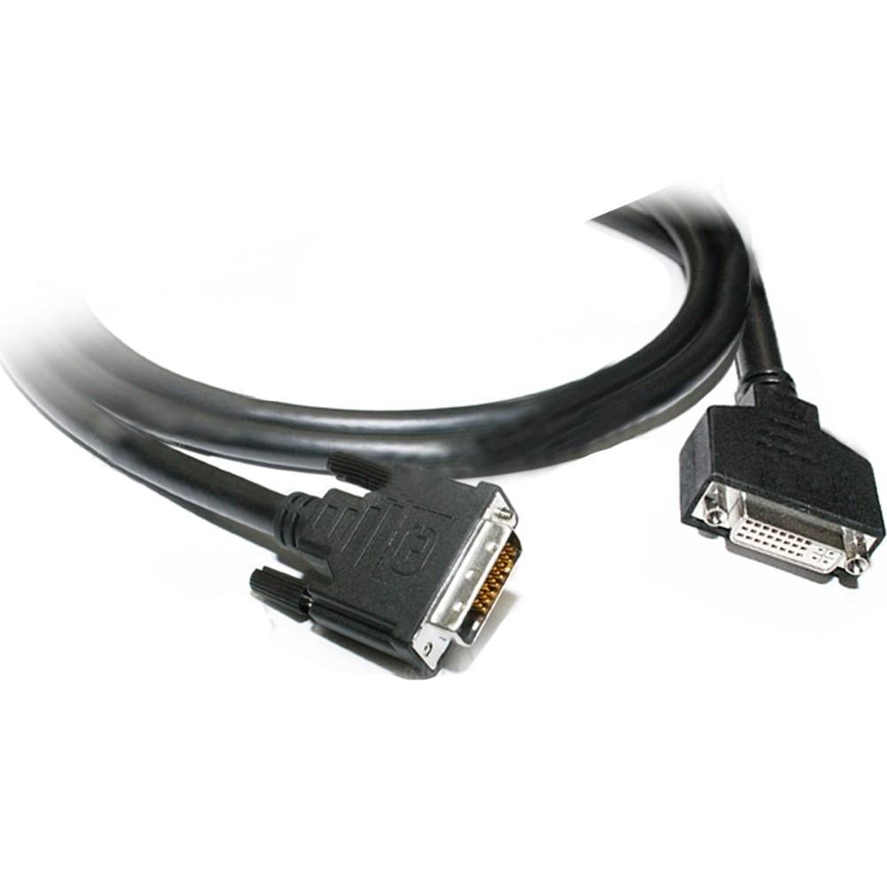 Кабель цифровой DVI-D Dual Link Standard Ø 9,5 мм двунаправленный сигнал 7P 2x7х0,16 мм AWG26 +5C Черный (000001097)