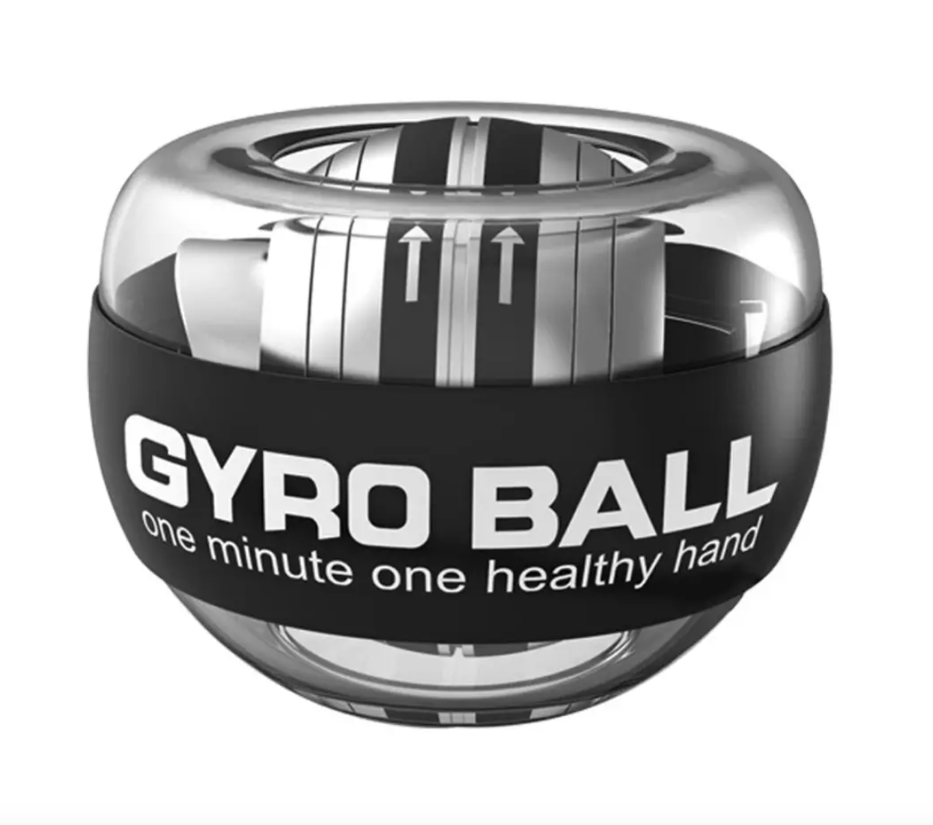Тренажер для запястья Powerball Gyro Ball для кистей рук Black (25653663)