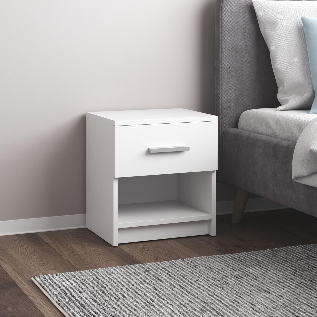 Тумба прикроватная Вайс M-48 386х292х410 мм Белый (30633973) - фото 1 Тумба прикроватная Вайс M-48 386х292х410 мм Белый (30633973) - фото 1