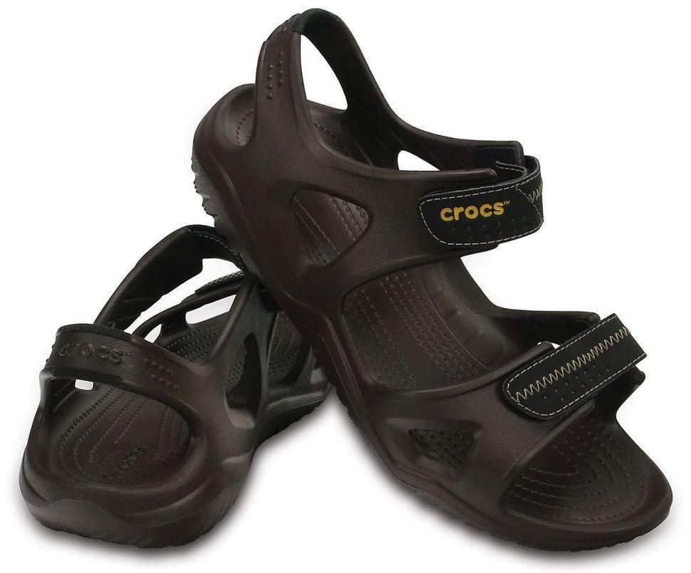 Сандалии мужские Crocs Swiftwater River Sandal р. 43/44 Espresso (18846) - фото 1 Сандалии мужские Crocs Swiftwater River Sandal р. 43/44 Espresso (18846) - фото 1