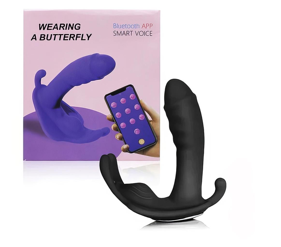 Вибратор Smart 3в1 с управлением по Bluetooth и APP Черный (APP_FT0024) Вибратор Smart 3в1 с управлением по Bluetooth и APP Черный (APP_FT0024)
