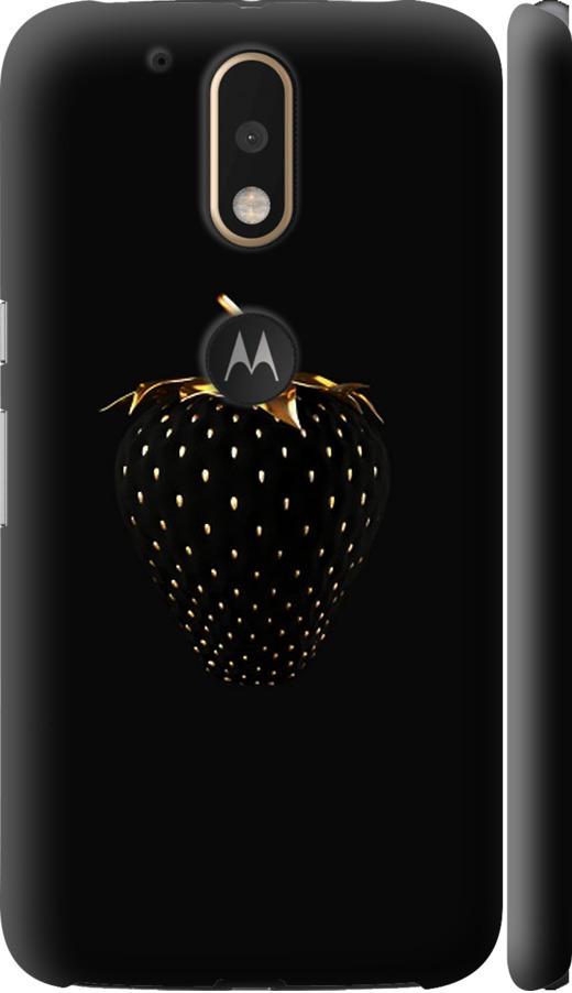 Чехол на Motorola MOTO G4 PLUS Черная клубника (3585c-953-42517)