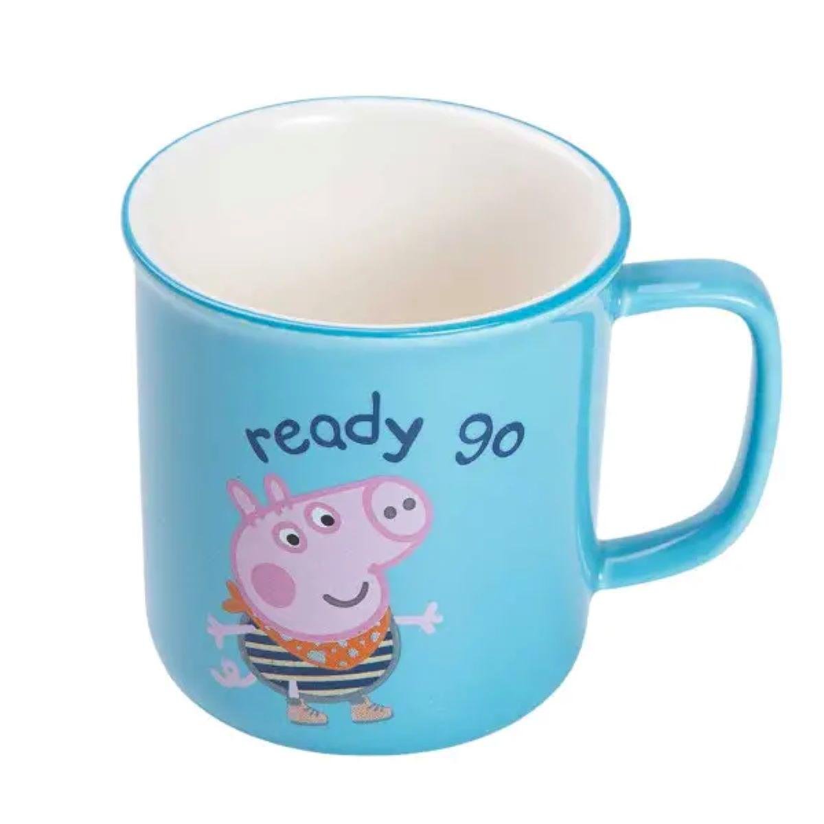 Набор Light House из 6 детских фарфоровых чашек Peppa Pig 150 мл Синий (LG-20335) - фото 3 Набор Light House из 6 детских фарфоровых чашек Peppa Pig 150 мл Синий (LG-20335) - фото 3