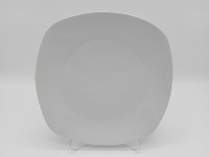 Блюдо квадратное Надежда для вторых блюд керамическое 24x24 см Белый (545246688)