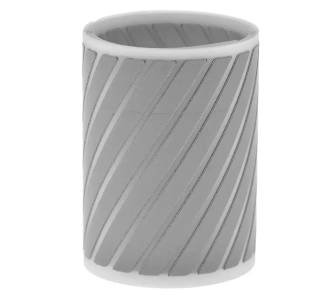 Светоотражающая лента в полоску 5 см x 1 м Серый (М00105)