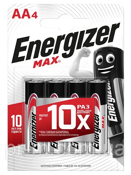 Батарейки Energizer Alkaline Max Power AA 4 шт.