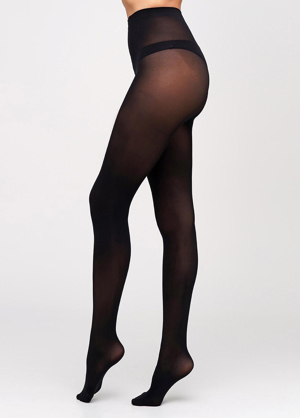 Колготки теплые средней плотности Giulia BLUES 3D 70 den р. 2 Nero (4824092098129)