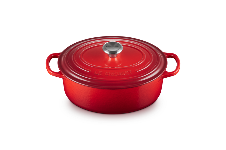 Каструля Le Creuset Signature 3,2 л овальна Червоний (21178250602430) - фото 2