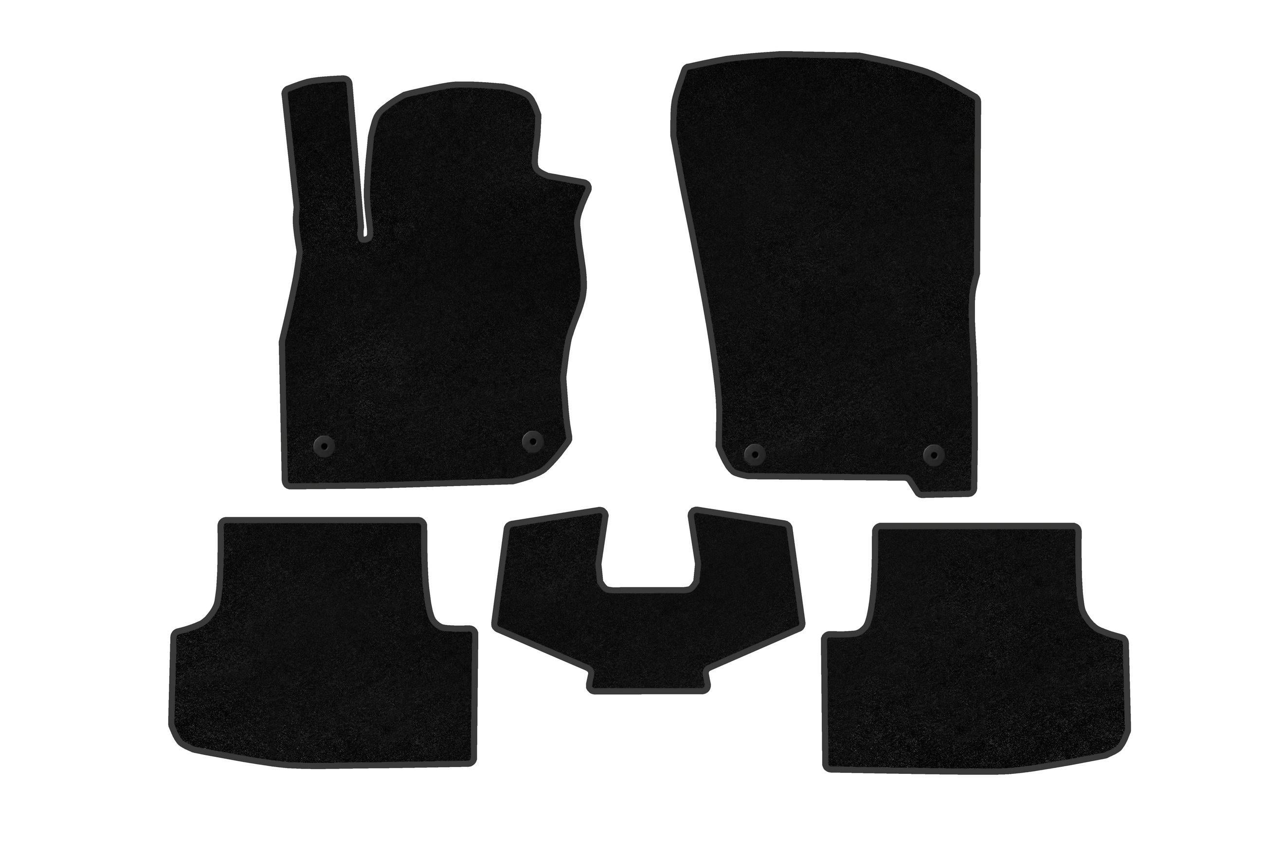 Коврики автомобильные Digital Designs Deluxe для Audi A3 2020- гг. ткань Черный (185018)