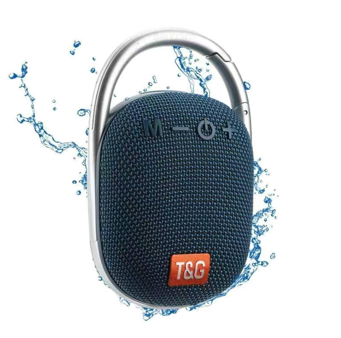 Портативна колонка TG321 з карабіном Синій (703334129076) - фото 2