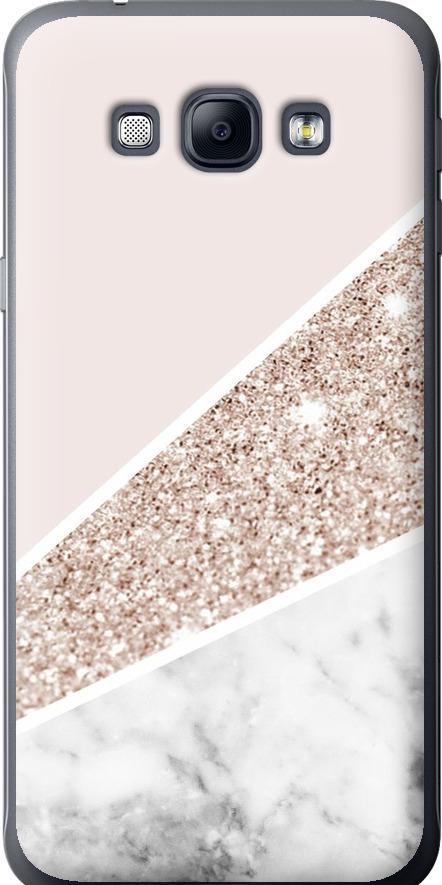 Чехол на Samsung Galaxy A8 A8000 Пастельный мрамор (4342u-135-42517)
