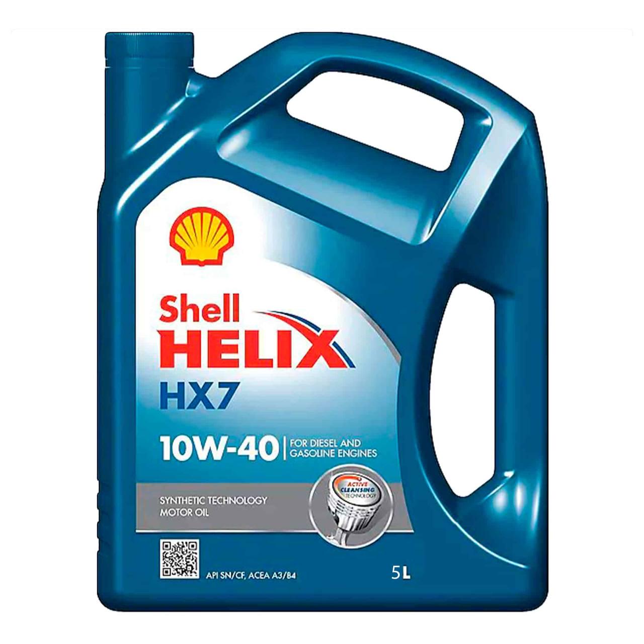 Олива моторна Shell Helix HX7 10W-40 5 л (10849) - фото 1