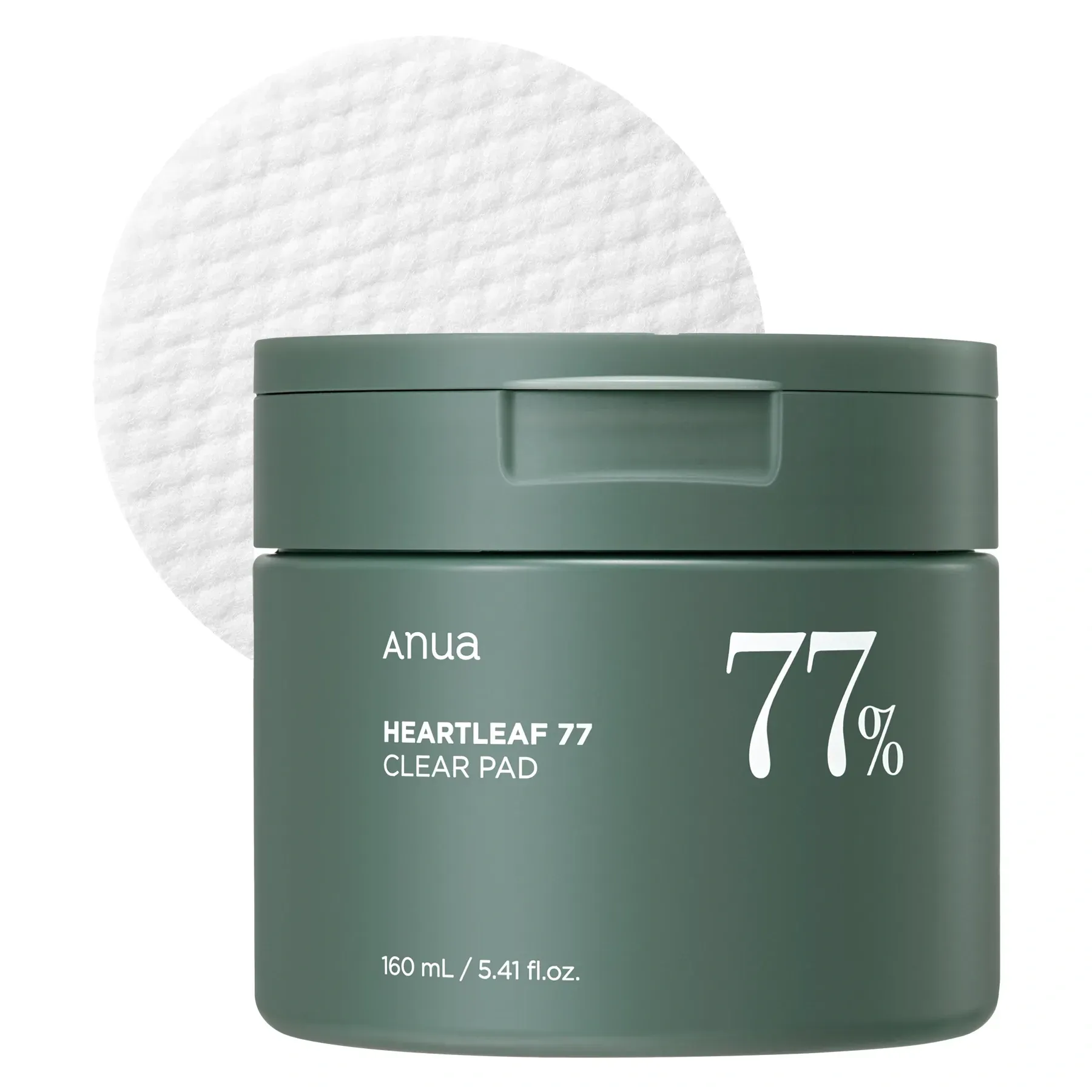 Тонер-пады Anua Heartleaf 77% Clear Pad 160 мл 70 шт. (8809640730559)
