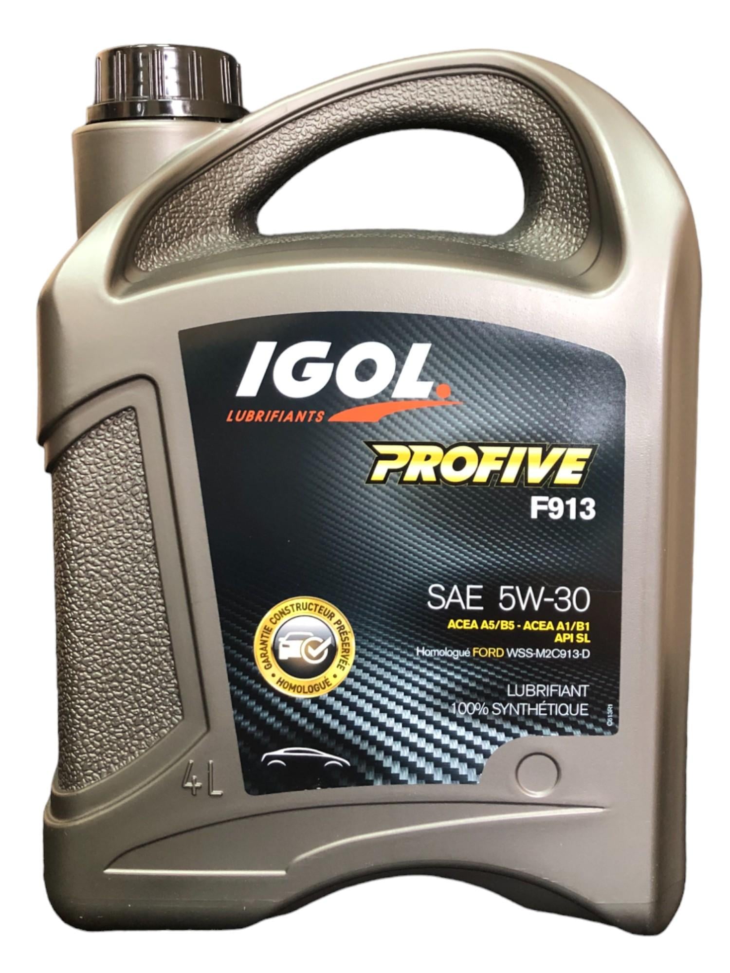 Моторное масло IGOL PROFIVE F 913 5W-30 4 л (18075832)