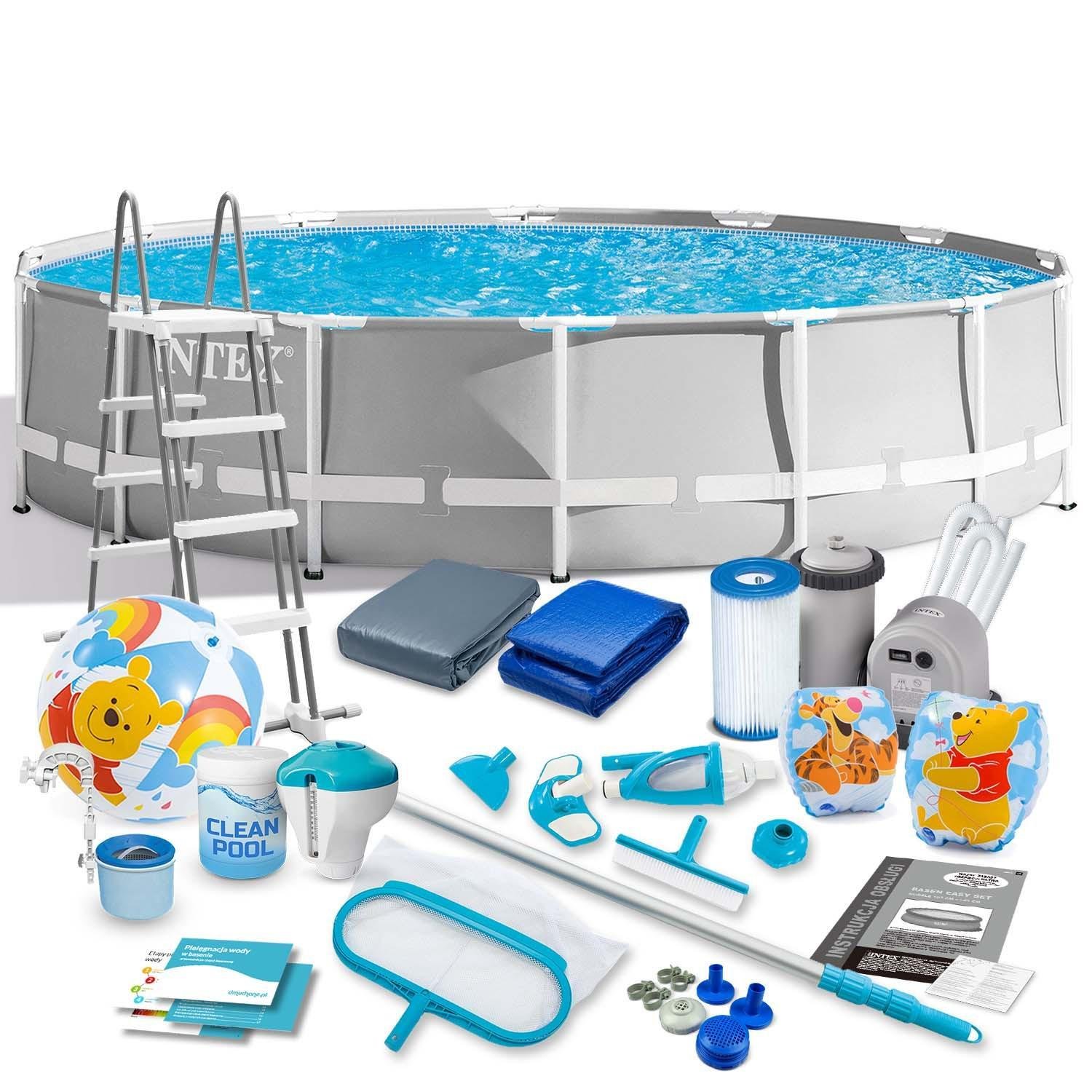 Басейн каркасний Intex 21в1 26732 549х122 см Сірий (441548)