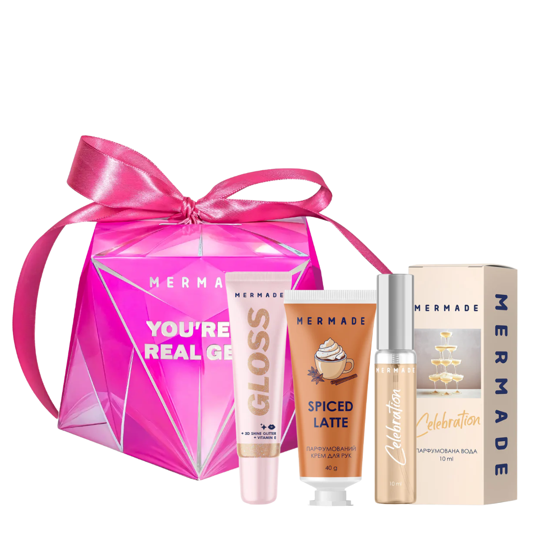 Подарунковий набір декортивної косметики/парфюмерії Mermade Nude Shine 3 продукти (13353409)