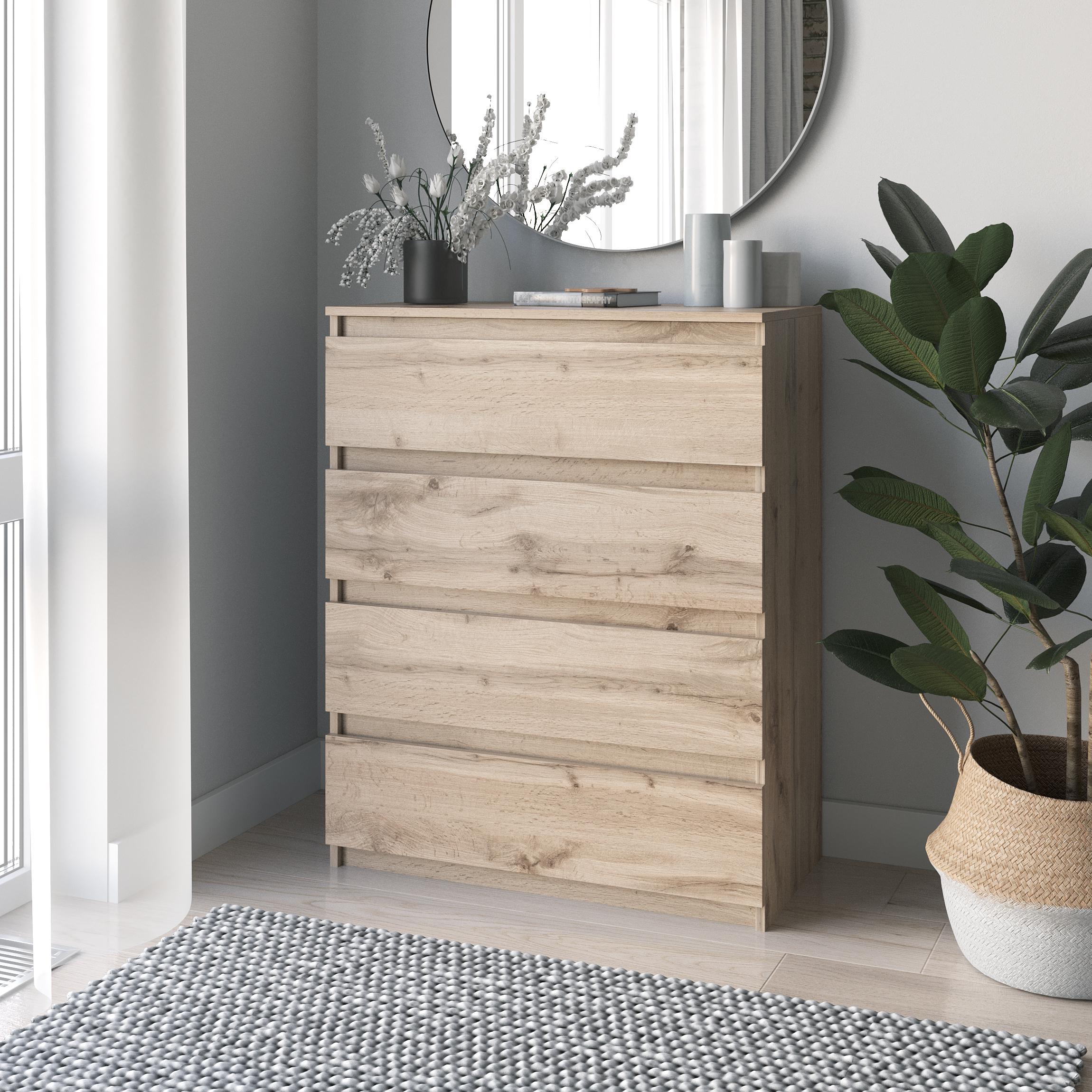 Комод Т-215 на 4 ящики 803х402х998 мм Дуб Аппалачі (Т-215) - фото 1 Комод Т-215 на 4 ящики 803х402х998 мм Дуб Аппалачі (Т-215) - фото 1