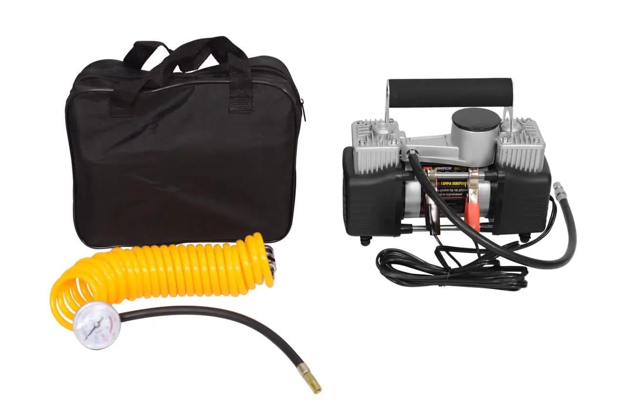 Компрессор автомобильный двухпоршневой Air Compressor 12v 628-4x4 (2968923385)