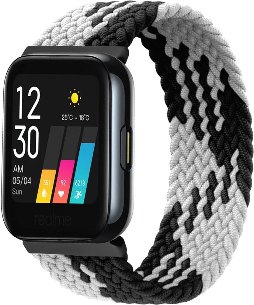 Ремінець Solo Loop Multi для Realme Watch (145 мм) Black White (26276-1E)