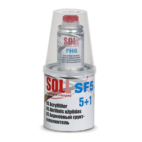 Грунт акриловый SOLL HS SF5 5:1 0,75 л Черный (000032661) Грунт акриловый SOLL HS SF5 5:1 0,75 л Черный (000032661)