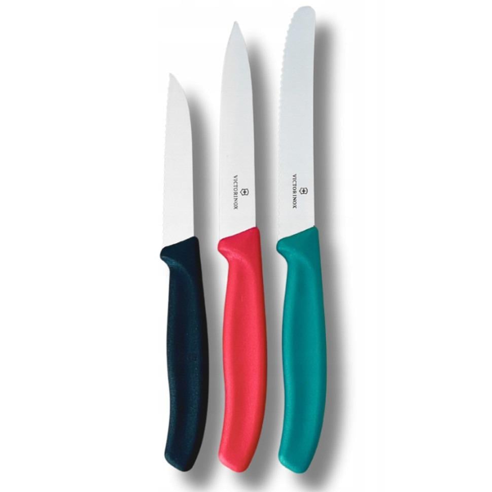 Набор кухонных ножей Victorinox Swiss Classic 11 см 10 см 8 см 3 шт. (Vx67116.34C1)