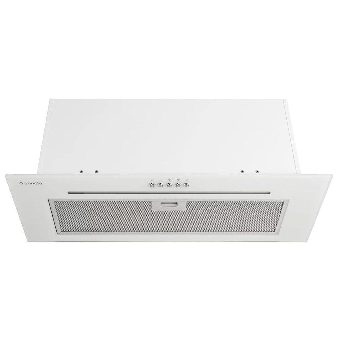 Вытяжка Minola HBI 7664 WH GLASS 1000 LED Line Белый (5902767905718)