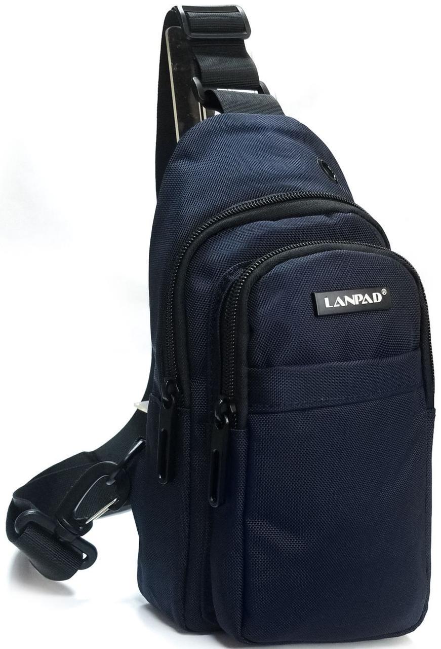 Мужская сумка тканевая Lanpad Синий Мужская сумка тканевая Lanpad Синий