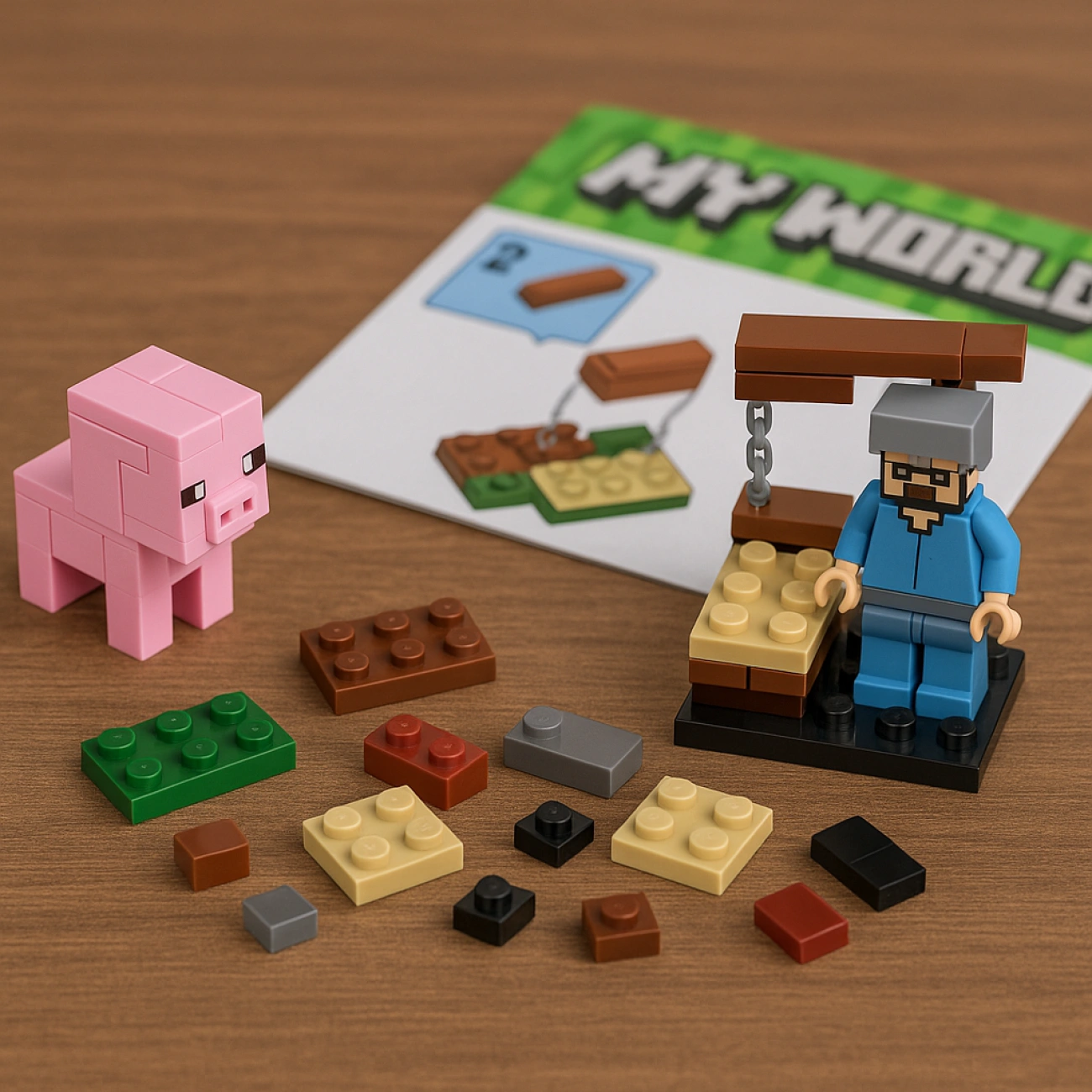 Набор игровой Minecraft Бойцовская арена 41 эл. (29332259) - фото 6