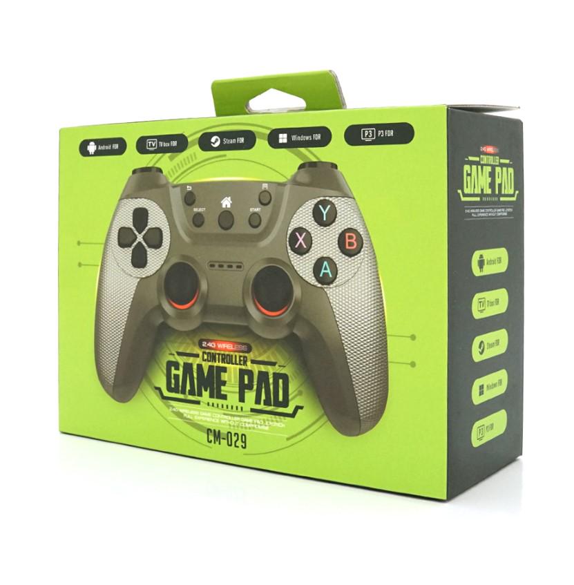 Геймпад VOLTRONIC DoubleShock CM029 2.4G Wireless for PC/X360/P3/Android/TVBOX - фото 5