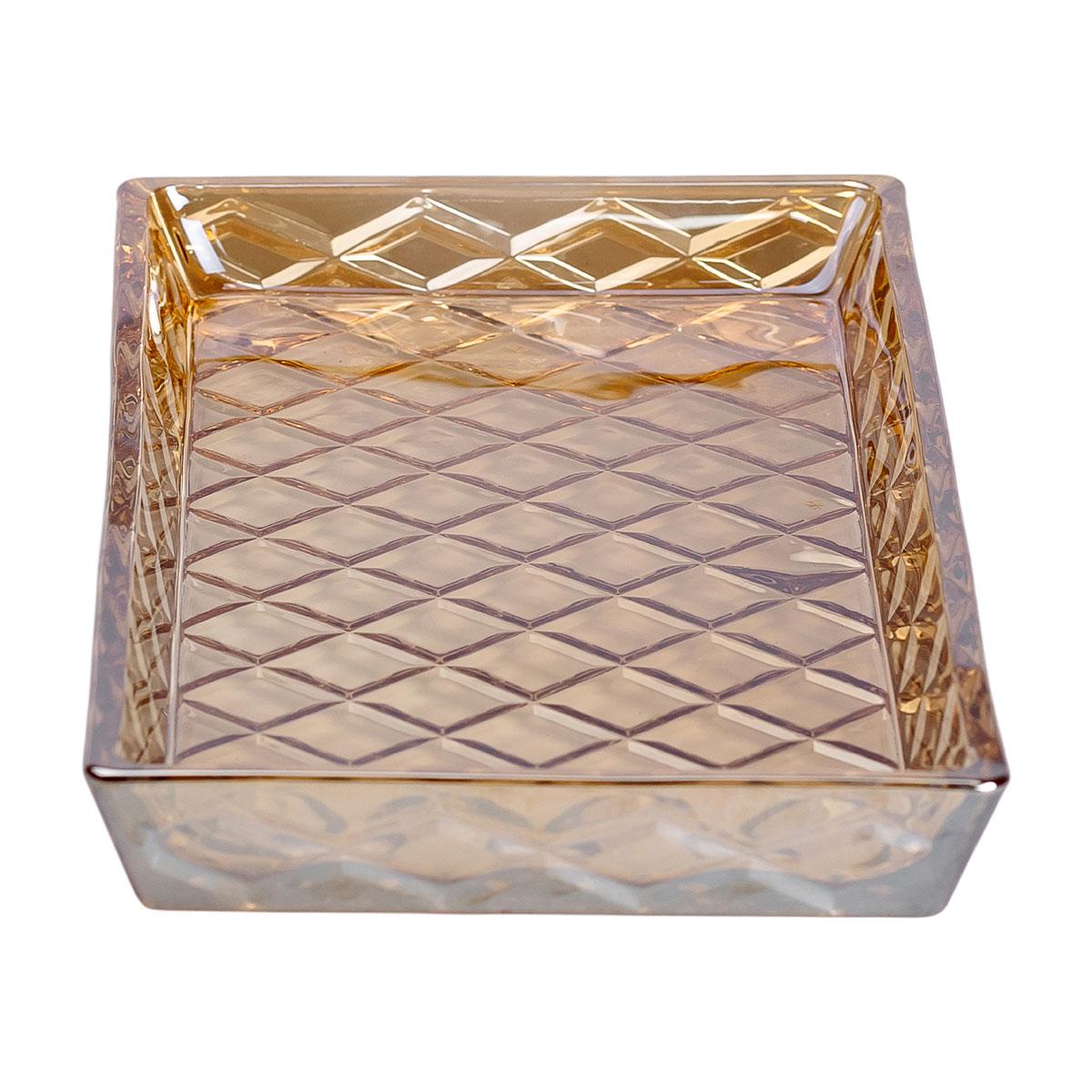 Блюдо для закусок стеклянное квадратное 27,5x13,5x2,5 см (6001) - фото 6 Блюдо для закусок стеклянное квадратное 27,5x13,5x2,5 см (6001) - фото 6