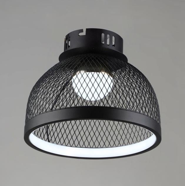 LED-люстра потолочная Valeso с металлическим корпусом-полусферой 3000/6500К IP20 B YH1349/34W BK 17W Черный (28686321)