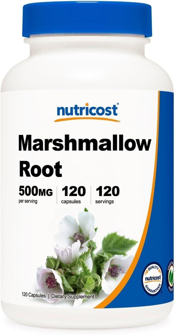 Экстракт корня алтея Nutricost Marshmallow Root 5000 mg 120 капс.