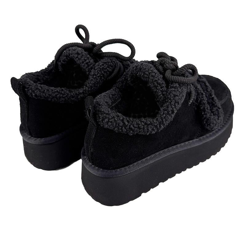 Угги женские на липучке платформа 70987-1 p. 36 23 см Черный - фото 4 Угги женские на липучке платформа 70987-1 p. 36 23 см Черный - фото 4