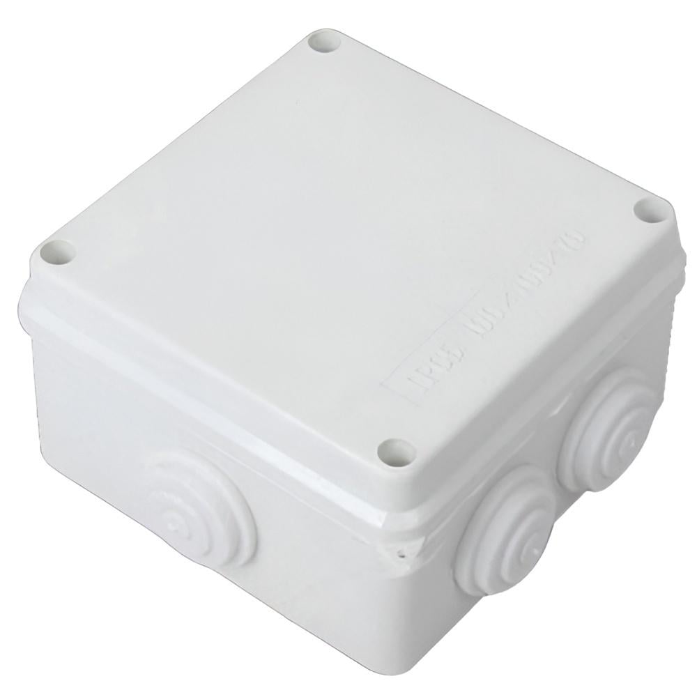 Распределительная коробка Lemanso квадрат с резиновыми заглушками 145x145x65 мм (LMA208)