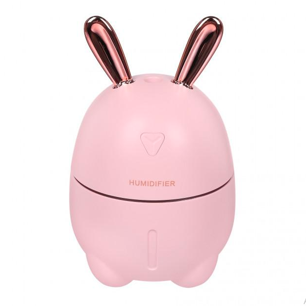 Нічник та зволожувач повітря дитячий 2в1 Humidifier Rabbit Pink (DB0042)