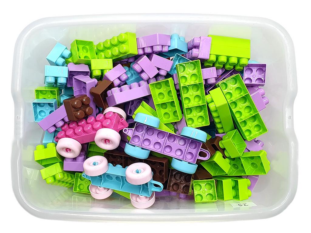 Конструктор дитячий Doloni Toys у контейнері з пластику 343 дет. Різнокольоровий (150-98-013999/02) - фото 2
