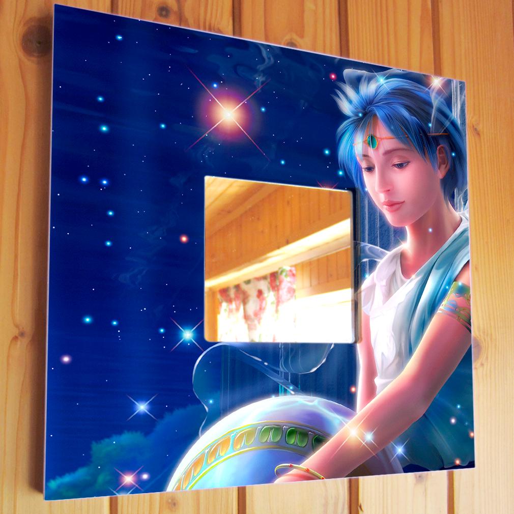 Зеркало декоративное с фото Манга Аниме 260х260 мм (M03902) Зеркало декоративное с фото Манга Аниме 260х260 мм (M03902)