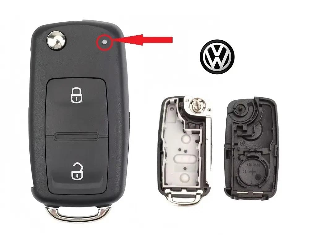 Корпус выкидного автоключа для Volkswagen KS46A (400552) - фото 2 Корпус выкидного автоключа для Volkswagen KS46A (400552) - фото 2