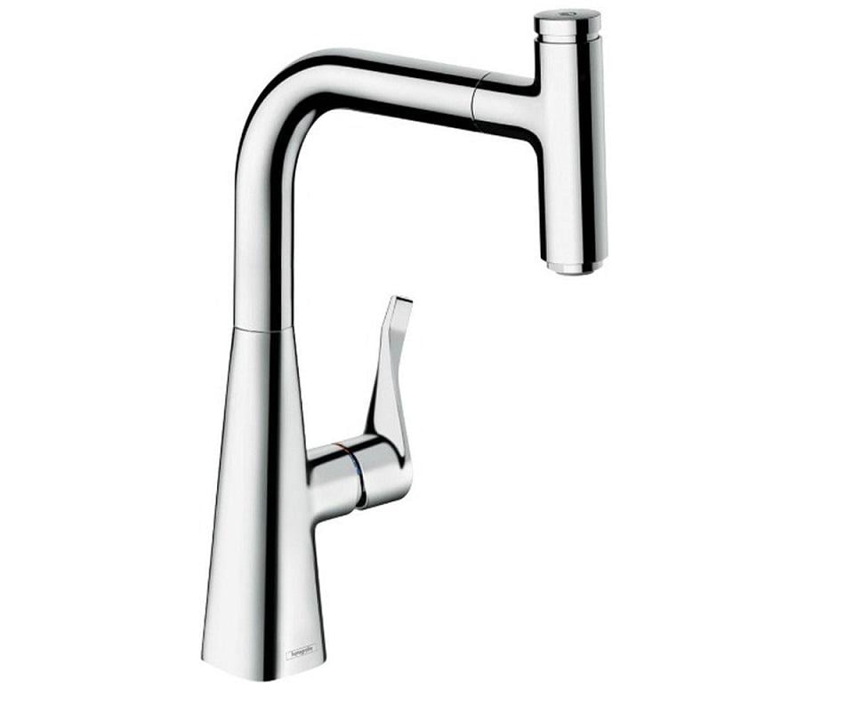 Кухонный смеситель с лейкой Hansgrohe Metris 14857000 (24897)