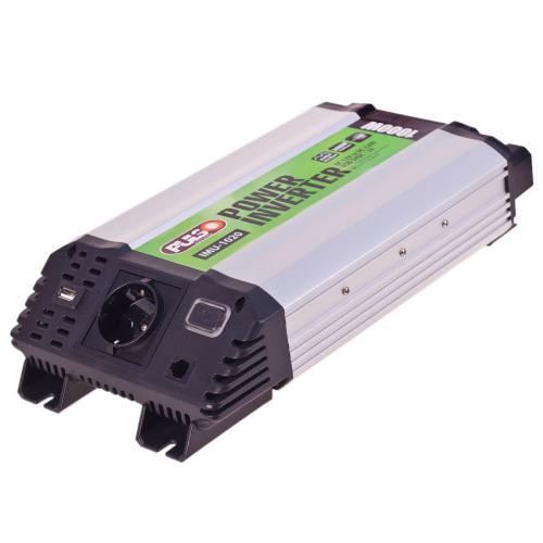 Преобразователь напряжения Pulso IMU-1020/12V-220V/1000W/USB-5VDC 2,0A (IMU-1020)