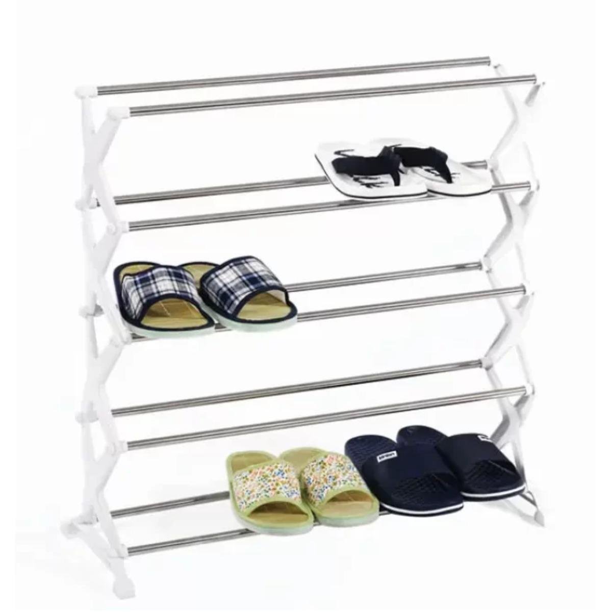 Полиця для взуття складана Shoe Rack 5 полиць - фото 2