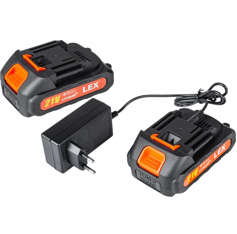 Тример газонний LEX LXCGT2B-21V акумуляторний 150 мм з аксесуарами - фото 4 Тример газонний LEX LXCGT2B-21V акумуляторний 150 мм з аксесуарами - фото 4