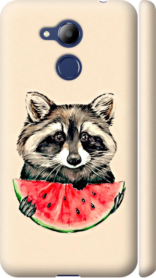 Чехол на Huawei Honor 6C Pro Енотик с арбузом (4605m-1358-42517)