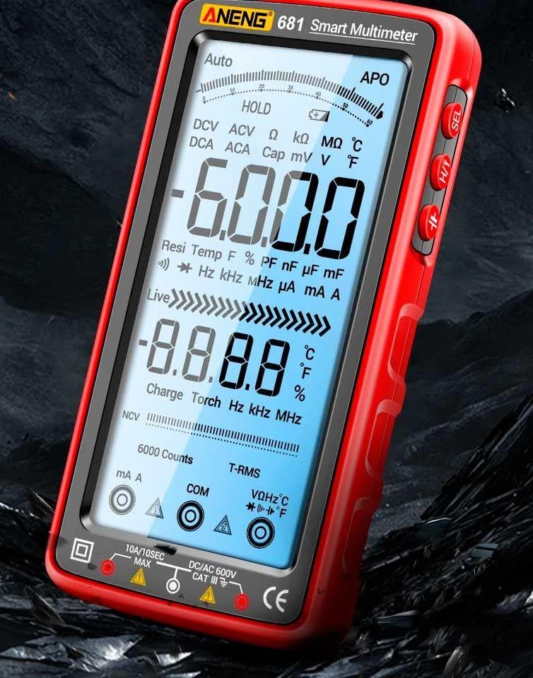 Мультиметр профессиональный ANENG 681 (2147604759) - фото 5 Мультиметр профессиональный ANENG 681 (2147604759) - фото 5