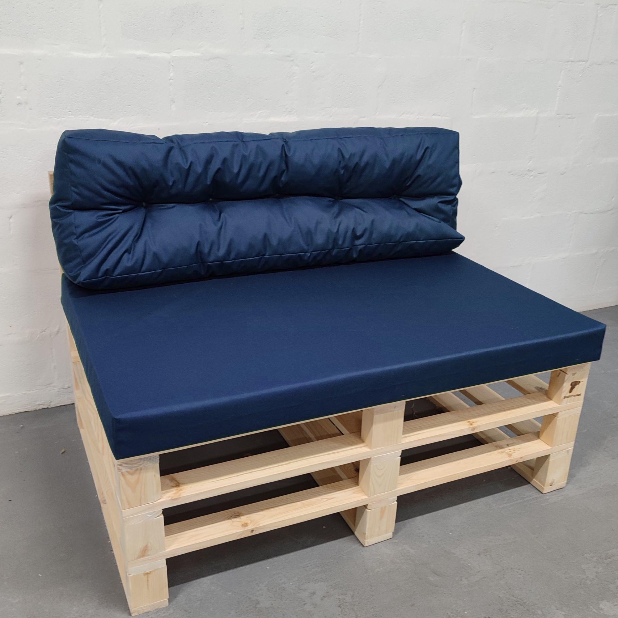 Комплект водоотталкивающих подушек для паллет-дивана eGarden оксфорд 120x80x10/120x45x12 см Темно-синий (5714) - фото 1 Комплект водоотталкивающих подушек для паллет-дивана eGarden оксфорд 120x80x10/120x45x12 см Темно-синий (5714) - фото 1