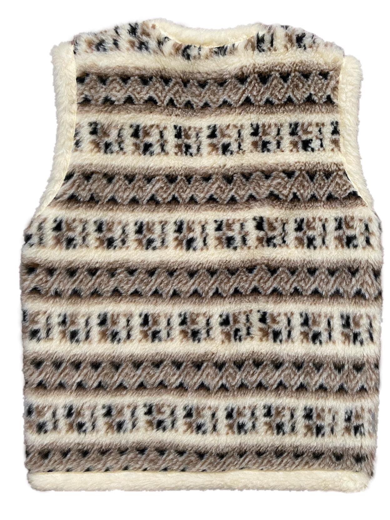 Жилетка з овчини еко-шерсть тепла Орнамент р. 54 (293) - фото 6 Жилетка з овчини еко-шерсть тепла Орнамент р. 54 (293) - фото 6