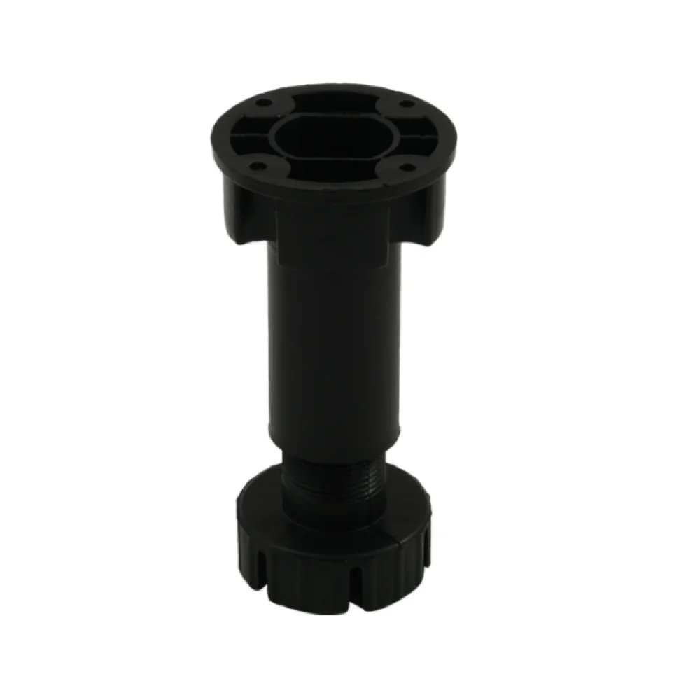 Меблева ніжка-опора Sigma регульована кухонна пластикова 100 мм Чорний (MO0139)