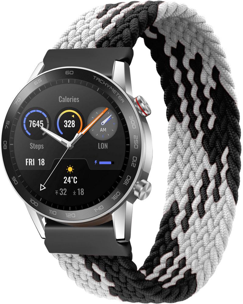 Ремешок Solo Loop Multi для Honor Magic Watch 2 46 мм (135 мм) Black/White (33742-1E)