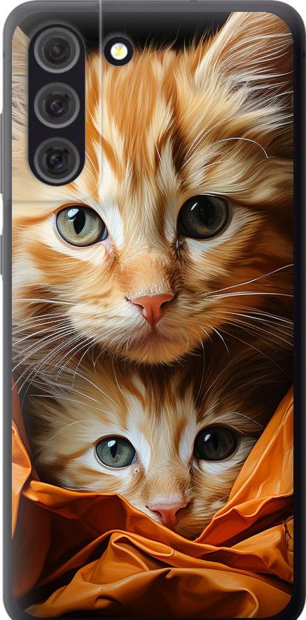 Чехол на Samsung Galaxy S21 FE Котики 2 (5664u-2302-42517)