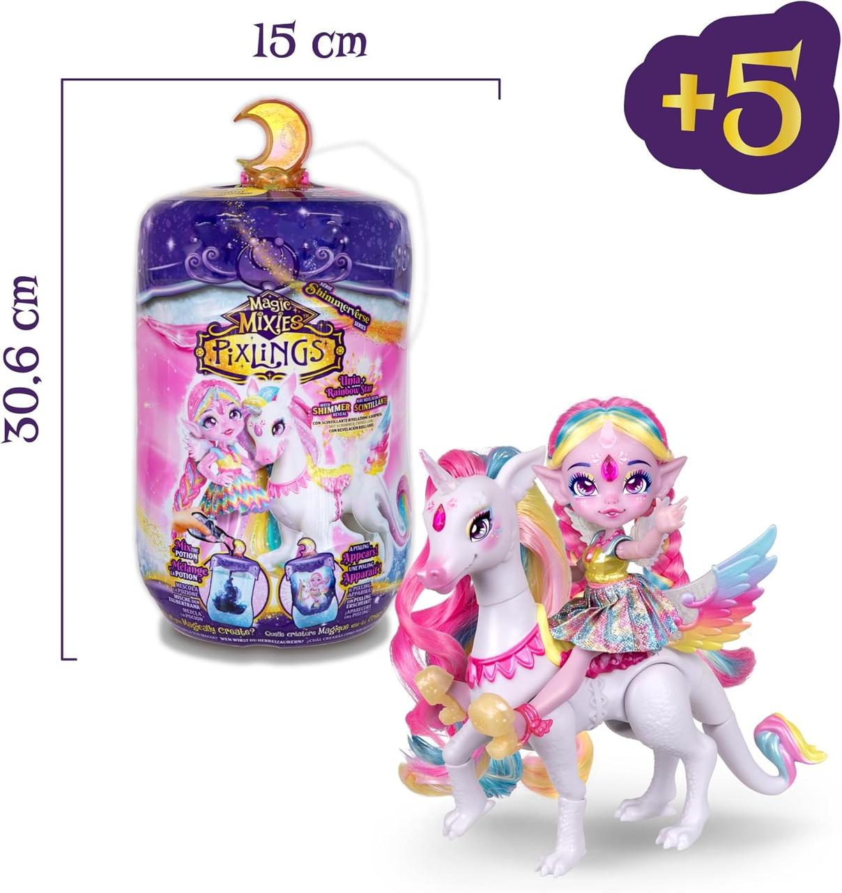 Лялька Magic Mixies Shimmerverse Series Create&Mix Potion to Reveal Unia The Unicorn Фея Унія з єдинорогом (14913) - фото 2 Лялька Magic Mixies Shimmerverse Series Create&Mix Potion to Reveal Unia The Unicorn Фея Унія з єдинорогом (14913) - фото 2